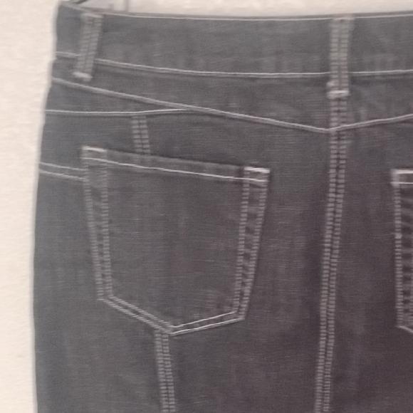 Noir Black Denim Skirt - Picture 9 of 12